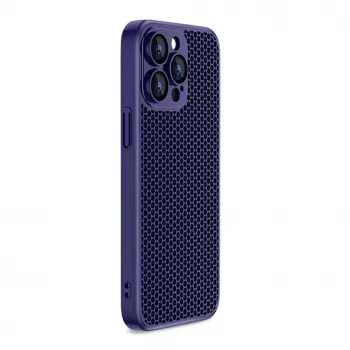 iLike Apple iPhone 14 Net PC Κάλυμμα Μπλε