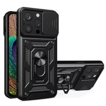 iLike Apple iPhone 14 Pro Max Armor Camshield Θήκη Μαύρο