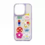 iLike Apple iPhone 15 Pro Max Θήκη Epoxy Cartoon Μωβ