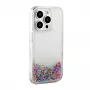 iLike Apple iPhone 15 Pro Max Θήκη Σιλικόνης Water Glitter Rainbow