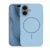 iLike Apple iPhone 16 Soft Touch θήκη σιλικόνης με MagSafe γαλάζιο