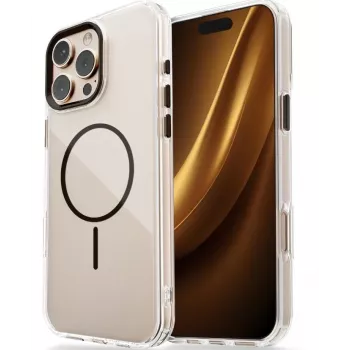 iLike Apple iPhone 17 Pro 6,3 ίντσες Clear Thin Mag Θήκη Διάφανο Μαύρο