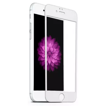 iLike Apple iPhone 6/6S 2.5D Λευκό Πλαίσιο Full Glue Μεμβράνη Οθόνης από Σκληρυμένο Γυαλί