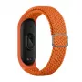 iLike Πλεκτό Λουράκι Υφασμάτινο για Xiaomi Mi Band 3/4/5/6 - Πορτοκαλί