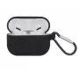 iLike Πλεκτή Θήκη Σιλικόνης για Apple AirPods Pro - Μαύρο