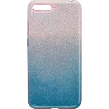 iLike Huawei Y6 2018 Gradient Glitter 3in1 Θήκη Μπλε