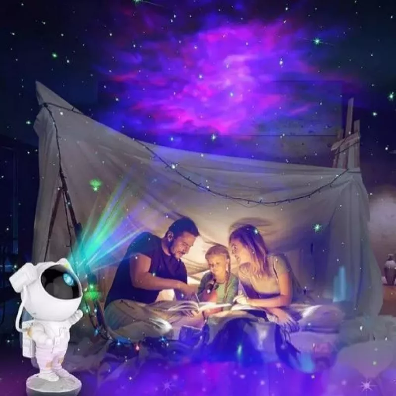 iLike LED Projection Star Light Astronaut SM4 Λευκό