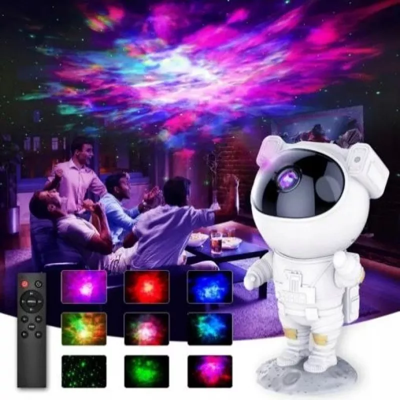 iLike LED Projection Star Light Astronaut SM4 Λευκό