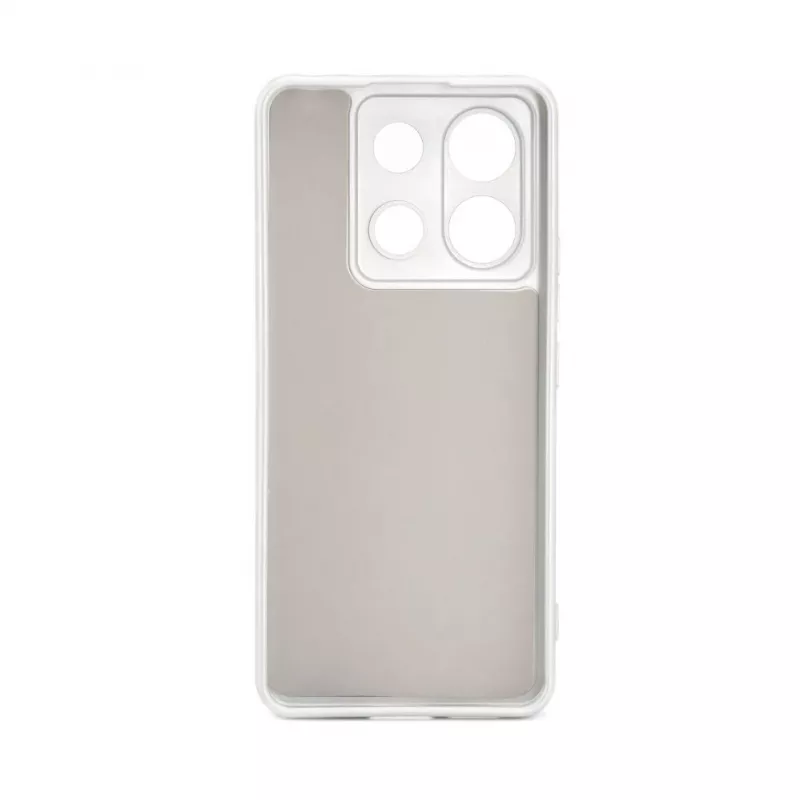 iLike Θήκη Σιλικόνης Nano για Xiaomi Poco X6, Ασημί
