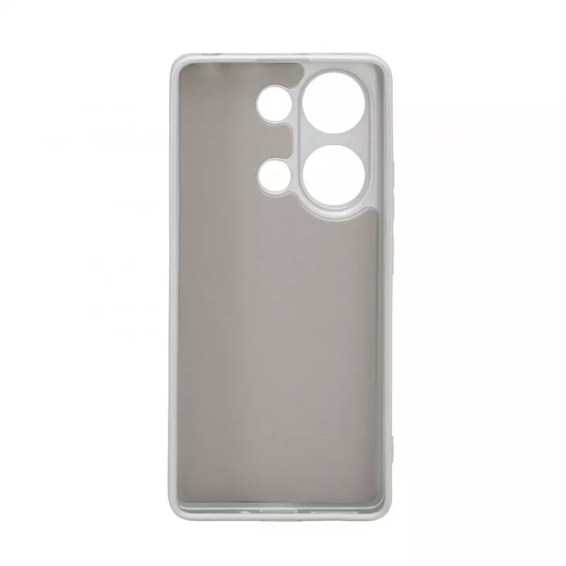 iLike Nano θήκη σιλικόνης για Xiaomi Redmi Note 13 Pro 4G / Poco M6 Pro - ασημί