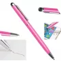 iLike PN1 Universal 2 σε 1 χωρητικός touch-stylus με στυλό για Smartphone και Tablet-PC - ροζ