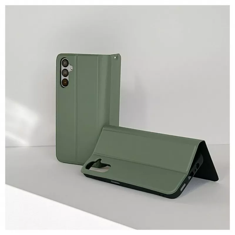 iLike Samsung Galaxy A14 5G Θήκη Βιβλίου Slim Dark Green