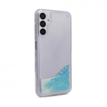 iLike Θήκη Σιλικόνης Water Glitter για Samsung Galaxy A14 5G Μπλε