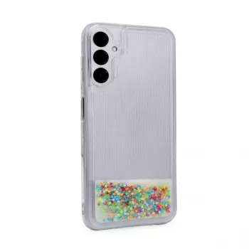 iLike Samsung Galaxy A14 5G Silicone Θήκη Water Glitter Rainbow