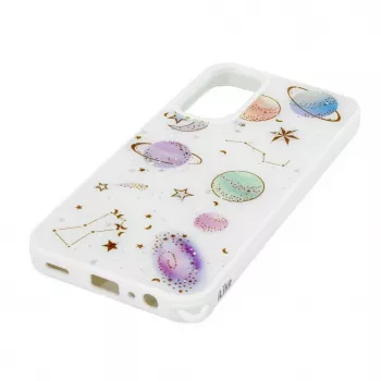 iLike Samsung Galaxy A15 Θήκη Epoxy Cartoon Λευκό