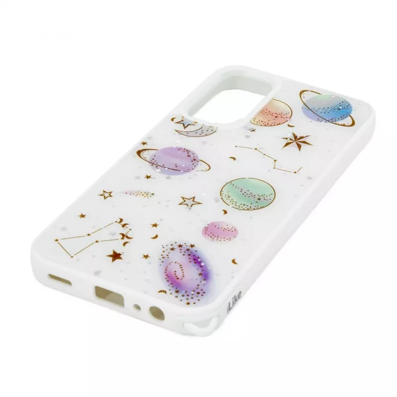 iLike Samsung Galaxy A15 Θήκη Epoxy Cartoon Λευκό