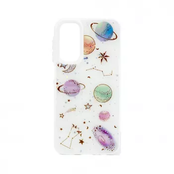 iLike Samsung Galaxy A15 Θήκη Epoxy Cartoon Λευκό