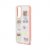 iLike Samsung Galaxy A15 Epoxy Cartoon Κάλυμμα Λευκό Ροζ