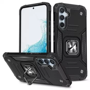 iLike Samsung Galaxy A34 5G Ring Armor Θήκη μαύρο