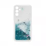iLike Samsung Galaxy A35 Θήκη Σιλικόνης Water Glitter Μπλε