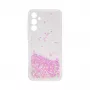 iLike Samsung Galaxy A35 Θήκη Σιλικόνης Water Glitter Light Pink