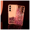 iLike Samsung Galaxy A35 Θήκη Σιλικόνης Water Glitter Ροζ