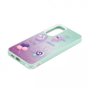 iLike Samsung Galaxy A55 Epoxy Cartoon Θήκη Mint