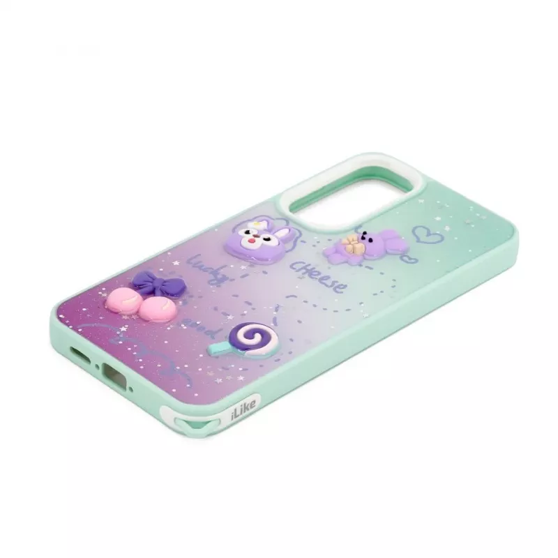 iLike Samsung Galaxy A55 Epoxy Cartoon Θήκη Mint