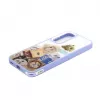 iLike Samsung Galaxy A55 Θήκη Epoxy Cartoon Λευκό Μπλε