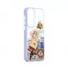 iLike Samsung Galaxy A55 Θήκη Epoxy Cartoon Λευκό Μπλε