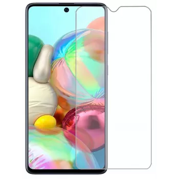 iLike Samsung Galaxy A71 0,33mm επίπεδο διαφανές γυαλί προστασίας οθόνης