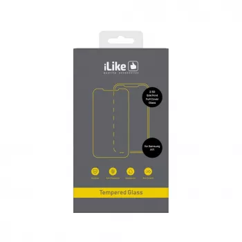 iLike Samsung Galaxy A71 2.5D Silk Print Full Cover Γυαλί Screen Protector