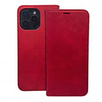 iLike Samsung Galaxy S25 Edge Smart Suede Θήκη Βιβλίου Κόκκινο