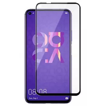 iLike Μεμβράνη Προστασίας Οθόνης για Huawei Nova 5T, 2.5D Μαύρο Πλαίσιο, Full Glue