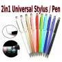 iLike Universal PN1 Universal 2 σε 1 χωρητικός touch-stylus με στυλό (Smartphone και Tablet-PC) μωβ