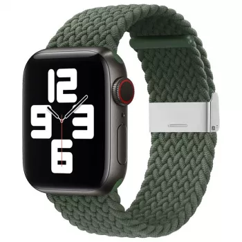 iLike Watch 38/40/41mm Πλεκτό Λουρί Ύφασμα Πράσινο
