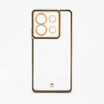 iLike Xiaomi Poco X6 Pro TPU+PC με Προστασία Κάμερας Διαφανές Μαύρο