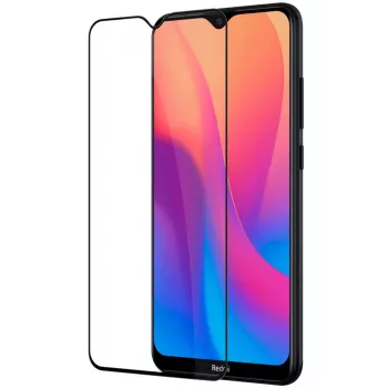iLike Xiaomi Redmi 8A 2.5D Μαύρο Πλαίσιο Full Glue Μεμβράνη Οθόνης από Σκληρυμένο Γυαλί