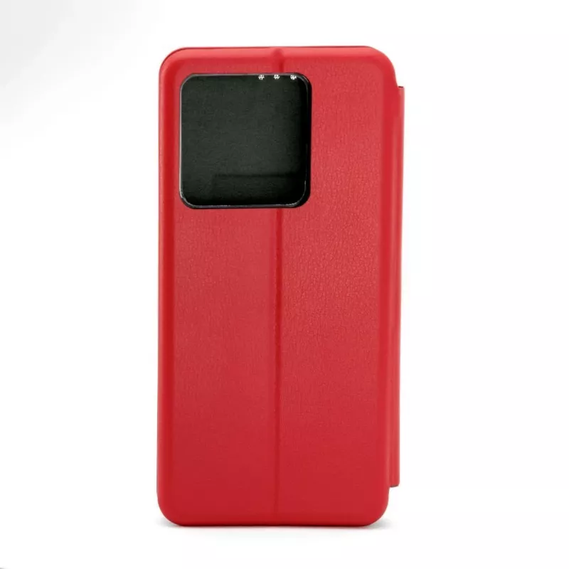 iLike Xiaomi Redmi Note 13 Pro 5G Θήκη Βιβλίου Λεπτή Κόκκινο
