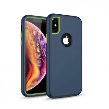 iLike Θήκη Defender Solid 3in1 για Xiaomi Redmi Note 7 Navy Blue