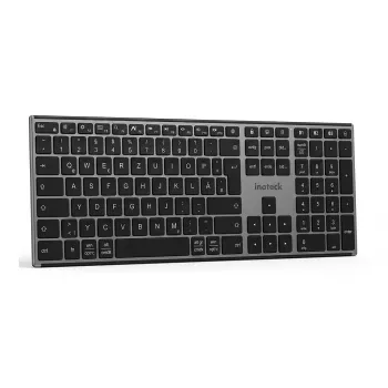 INATECK Εργονομικό Ασύρματο Πληκτρολόγιο QWERTZ Γκρι
