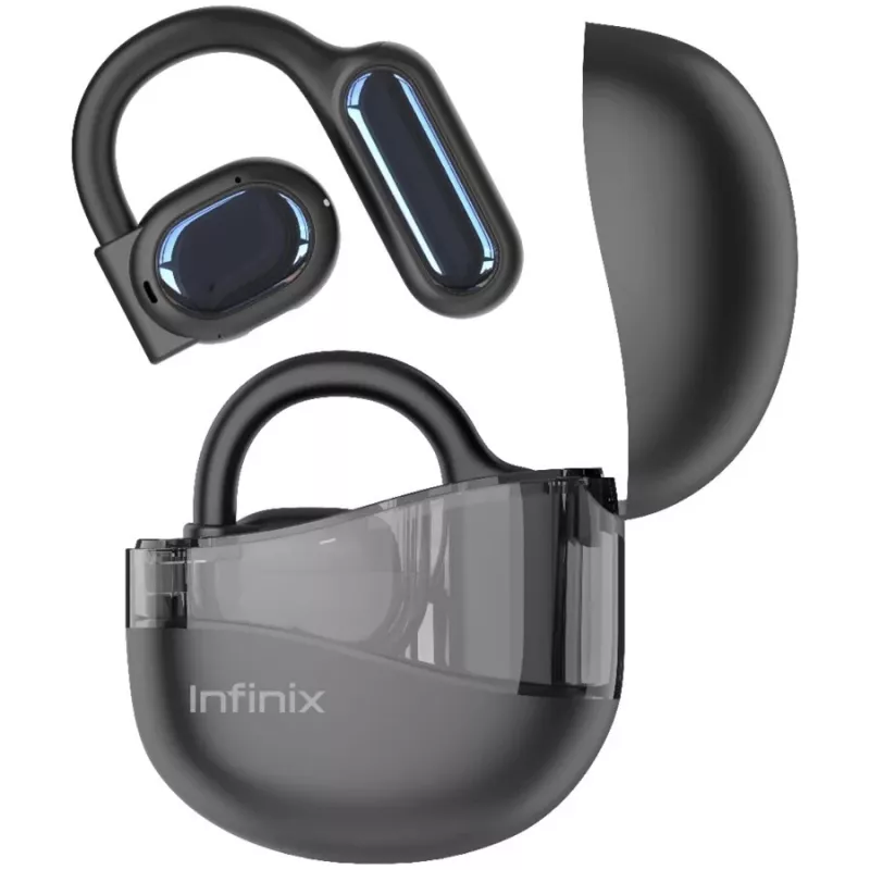 Infinix XBuds 3 Loop Open-Ear Ασύρματα Ακουστικά Μαύρα