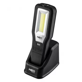Λυχνία επιθεώρησης 550 lm COB LED με βάση φόρτισης και βάση