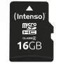 Intenso 16GB MicroSDHC Class 4 Κάρτα μνήμης με προσαρμογέα SD, έως 21 MB/s ταχύτητα ανάγνωσης, Μαύρο