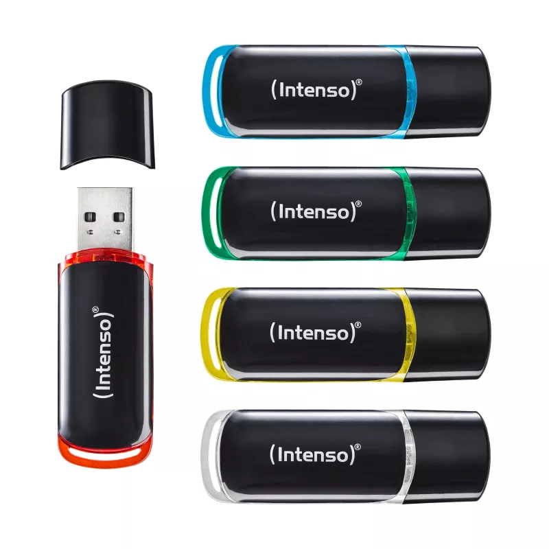 Intenso Business Line 16GB USB 2.0 Flash Drive Συσκευασία 5 τεμ. (διάφορα χρώματα)