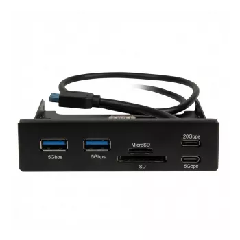 Inter-Tech Argus CI-22 εσωτερικός αναγνώστης καρτών για θήκη 3,5 ιντσών, USB 2.0, multi-card – μαύρο