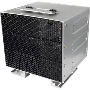 Inter-Tech IPC Βάση Στήριξης ER-47045-2 - 3,5 ίντσες σε Διπλό 2,5 ίντσες SSD/HDD, Μαύρο