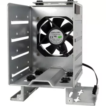INTER-TECH IPC Πλαίσιο Τοποθέτησης ER-47045-1 για 2,5-ίντσες HDD/SSD σε Θέση 3,5-ίντσες με 2x USB 3.0 Μπροστινές Υποδοχές, Μαύρο