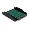 Inter-Tech KT005B 2xSATA σε 2xM.2 SATA SSD PCI Προσαρμογέας πλαισίου τοποθέτησης