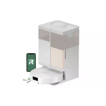 iRobot Roomba Combo 575 Λευκός ρομποτική σκούπα με λειτουργία σφουγγαρίσματος και AutoWash-σταθμός φόρτισης
